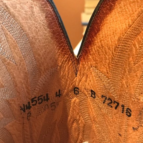 Lucchese Savannah chocolate brown cowboy boots size 5.5 - 6 - Picture 9 of 10